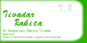 tivadar rakita business card